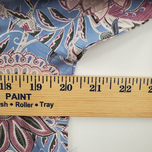 Pure Jill Long Sleeve Shirttail Tee Women Size Small NWT Pima Cotton Crew Neck - Picture 11 of 14